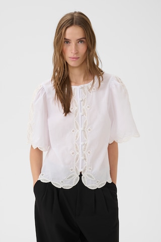 Chemisier 'KBErlinda' KAREN BY SIMONSEN en blanc : devant