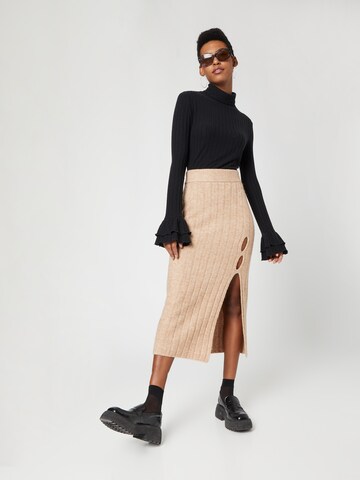 florence by mills exclusive for ABOUT YOU Skirt 'Birka' in Beige