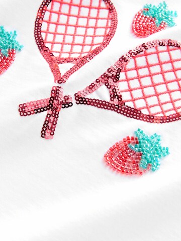 T-shirt 'Tennis' Next en blanc