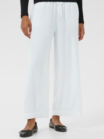Wide leg Pantaloni 'KAmilia' di Kaffe in bianco: frontale