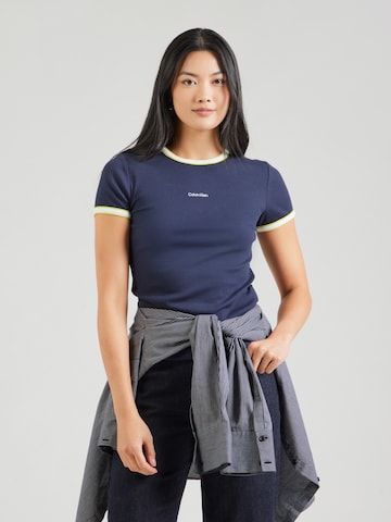 Calvin Klein Jeans Paita värissä sininen: etupuoli