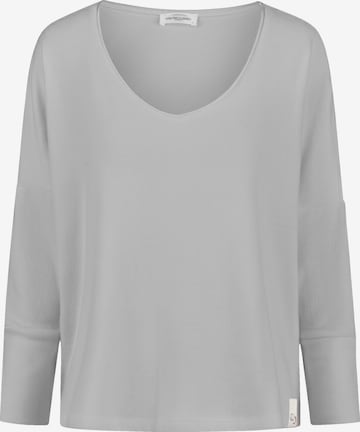 Cotton Candy Langarmshirt in Grau: Vorderseite
