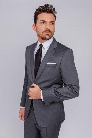 BOSS Slim fit Business Blazer 'Huge' in Grey: front