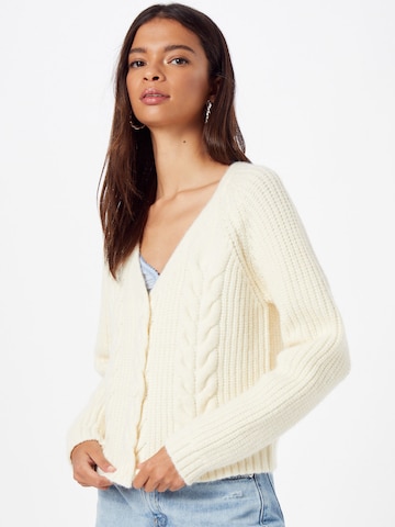 ABOUT YOU Knit cardigan 'Alena' in Beige: front