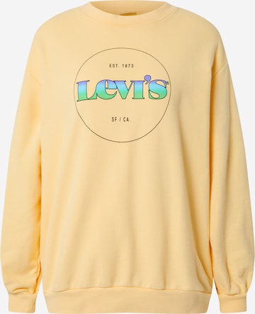 LEVI'S Sweatshirt in Yellow: front