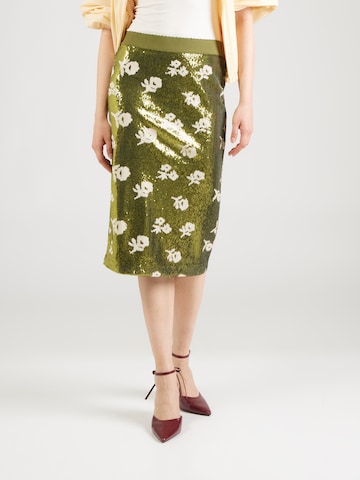 Essentiel Antwerp Rok 'Jorinda' in Groen: voorkant