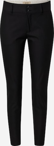 MOS MOSH Slim fit Chino Pants in Black: front