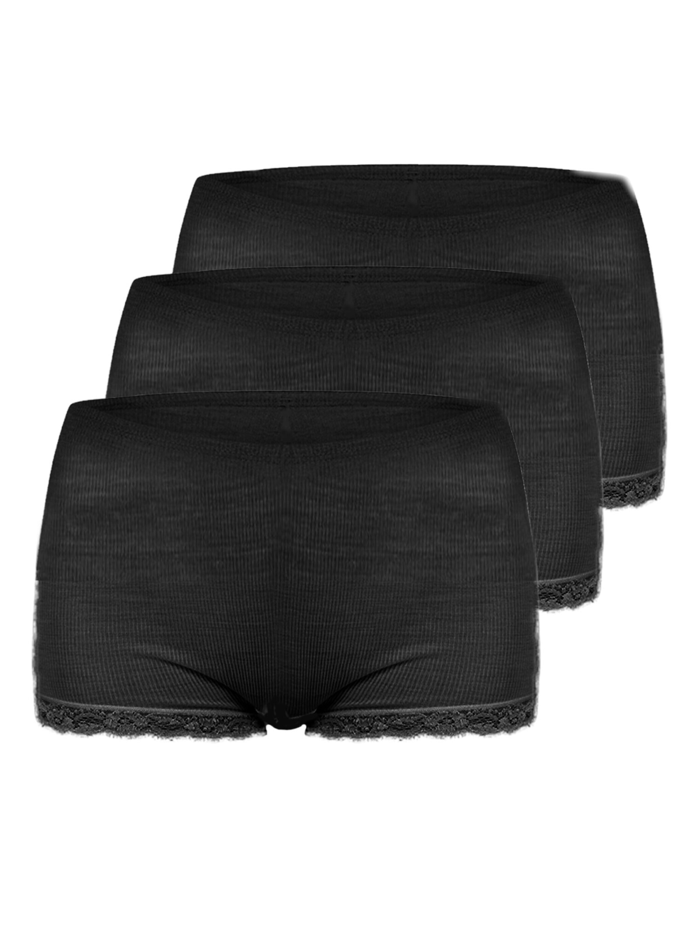 Nina von C. Slip 'Wool Silk'‌‌ in Schwarz: Vorderseite