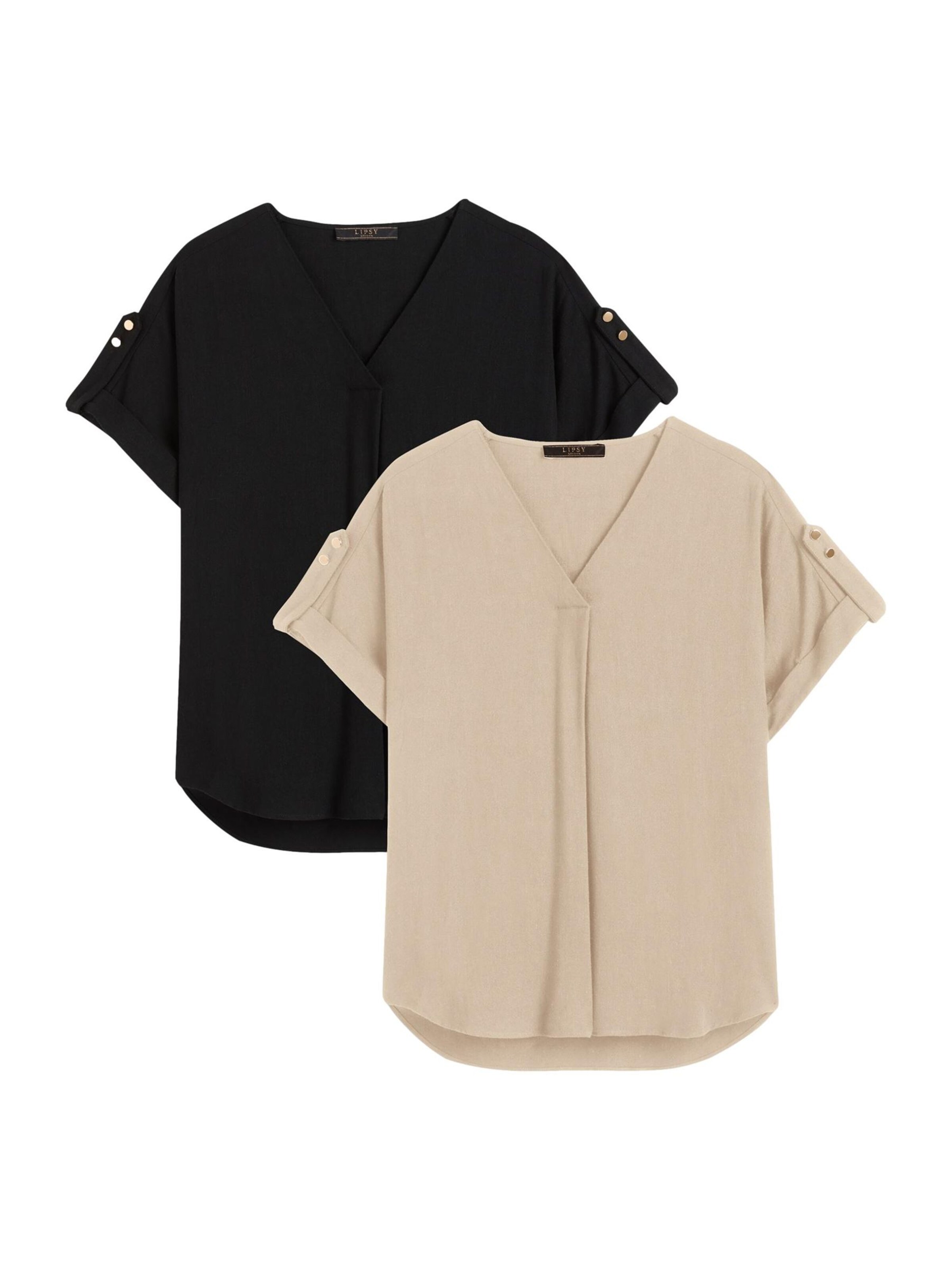 Lipsy Bluse i beige: forside