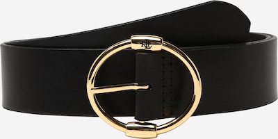 Curea 'EQUESTRN' Lauren Ralph Lauren pe negru, Vizualizare produs