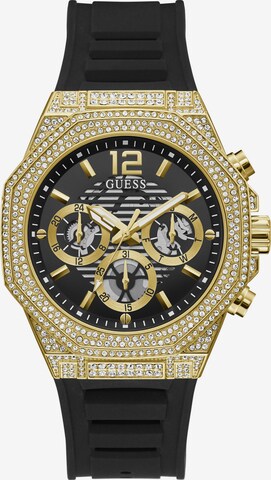 Orologio analogico 'MOMENTUM' di GUESS in nero: frontale