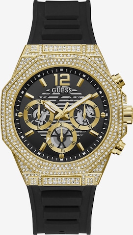 Orologio analogico 'MOMENTUM' di GUESS in nero: frontale