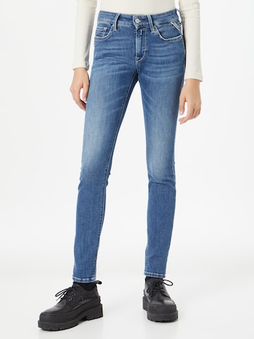 REPLAY Jeans 'NEW LUZ' in Blauw: voorkant