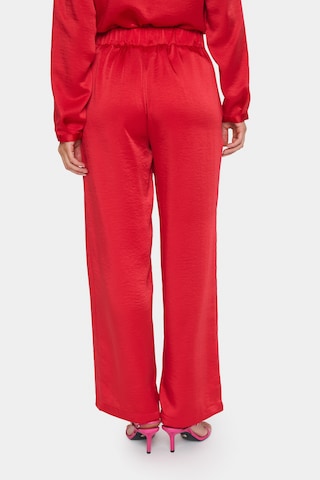 SAINT TROPEZ Wide leg Pants in Red