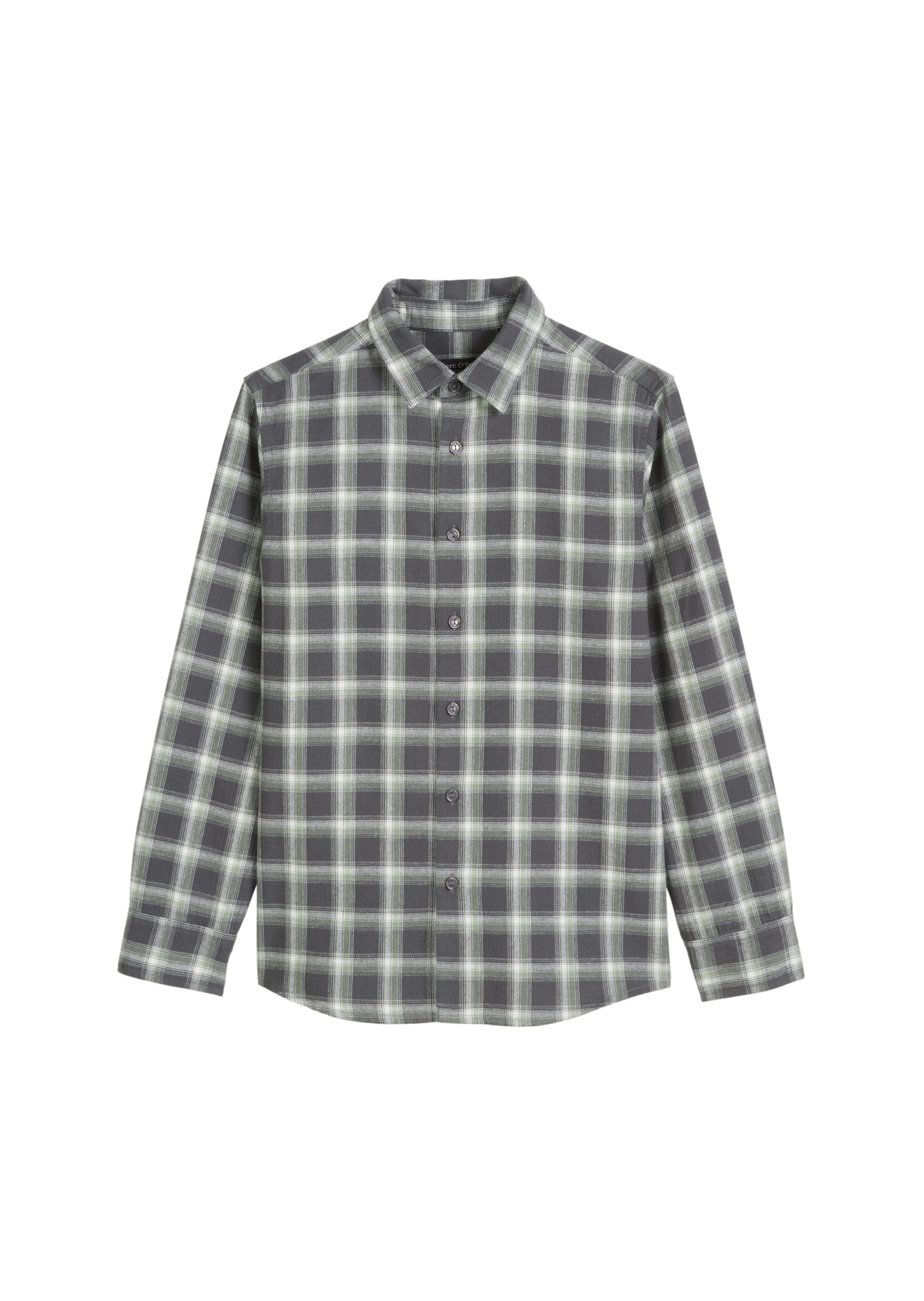 Marc O'Polo Comfort Fit Hemd in Grau: Vorderseite