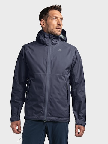 Schöffel Outdoorjas 'Easy XT' in Blauw: voorkant