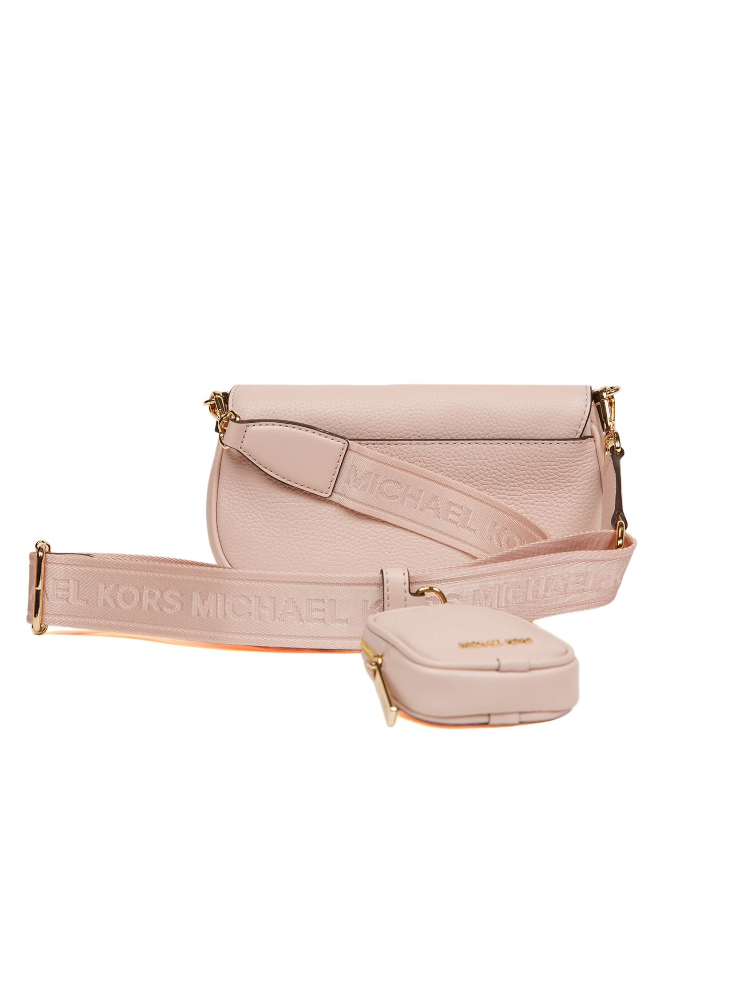 Michael Kors - Bolso de hombro 'Jet Set Travel Small Flap Crossbody With Tech Attachment' en rosa