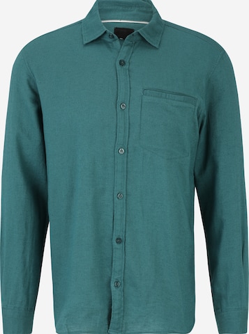 QS Regular fit Риза в зелено: отпред