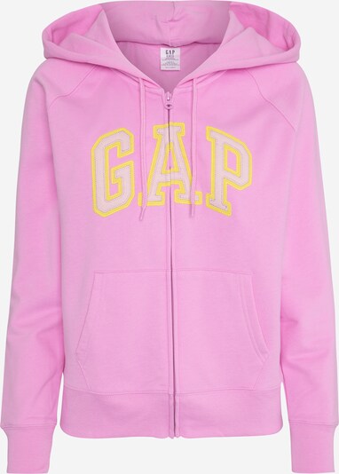 Gap Petite Sweatjacke in gelb / lila / helllila, Produktansicht