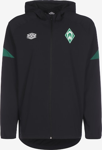 UMBRO Outdoor jacket 'SV Werder Bremen' in Black: front