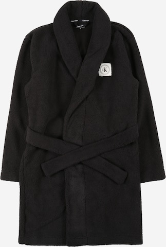 Calvin Klein Underwear Koupací plášť – černá: přední strana