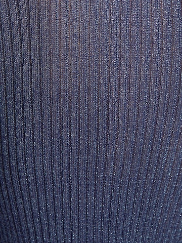 Bershka Pletena obleka | modra barva
