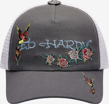 Ed HardyŠilterica 'Swallow 5 Panel' - siva boja: prednji dio