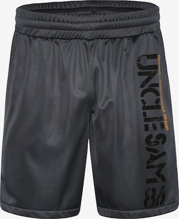 UNCLE SAM Regular Pants in Grey: front