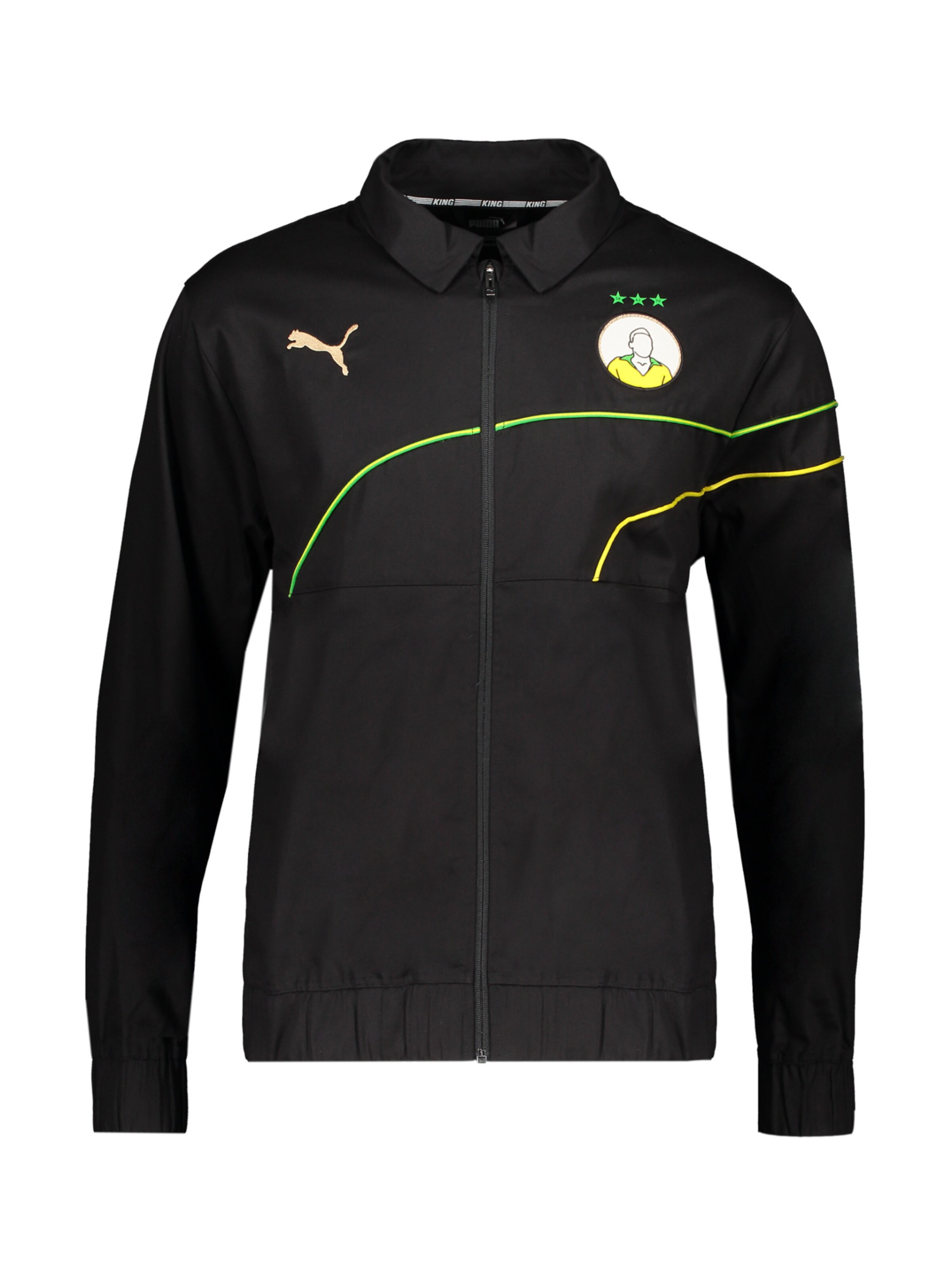 PUMA Sports jacket 'King' in Black: front