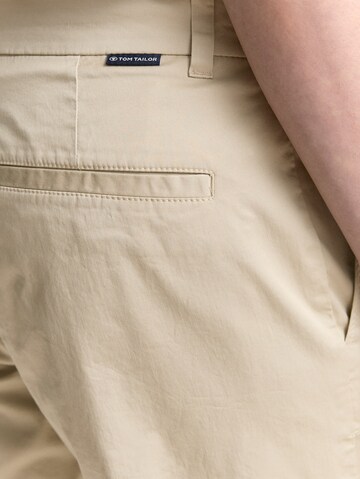 Regular Pantalon chino TOM TAILOR en beige