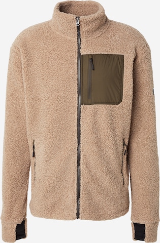 ICEPEAK Funktionele fleece-jas 'MOHAWK' in Beige: voorkant