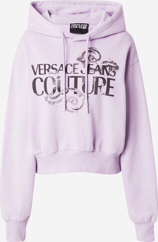 Versace Jeans Couture Sweatshirt in Purple: front