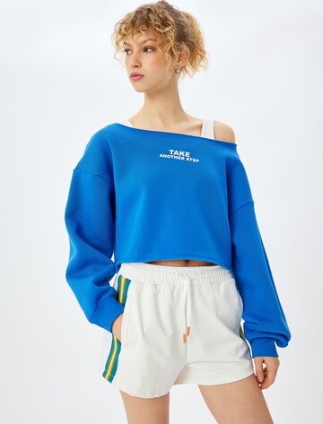 Koton Sweatshirt in Blau: Vorderseite