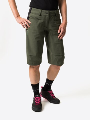 VAUDE Regular Outdoorbroek 'Moab IV' in Groen: voorkant