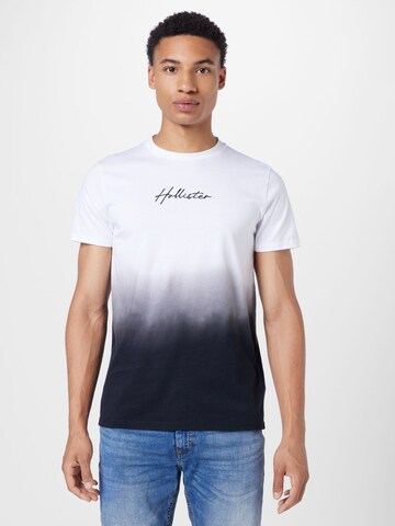 T-Shirt HOLLISTER en blanc : devant