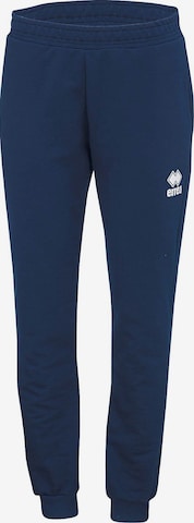 Effilé Pantalon de sport 'Layla' Errea en bleu : devant