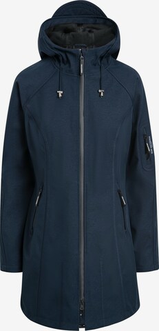 Manteau fonctionnel 'RAIN37' ILSE JACOBSEN en bleu : devant