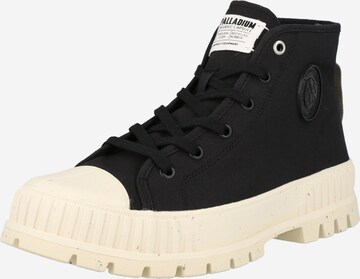 Palladium Boots in Zwart: voorkant