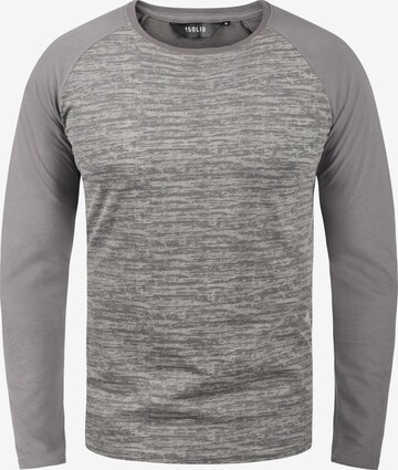 !Solid Shirt 'Mevan' in Grey: front