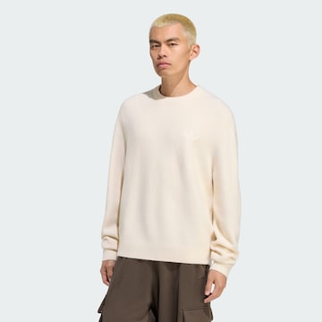 Pullover 'Trefoil Essentials' di ADIDAS ORIGINALS in beige: frontale