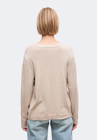 Pull-over 'Am44ber' ZABAIONE en beige : derrière