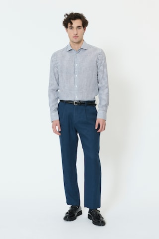 Matinique Regular fit Overhemd 'MAMarc' in Blauw