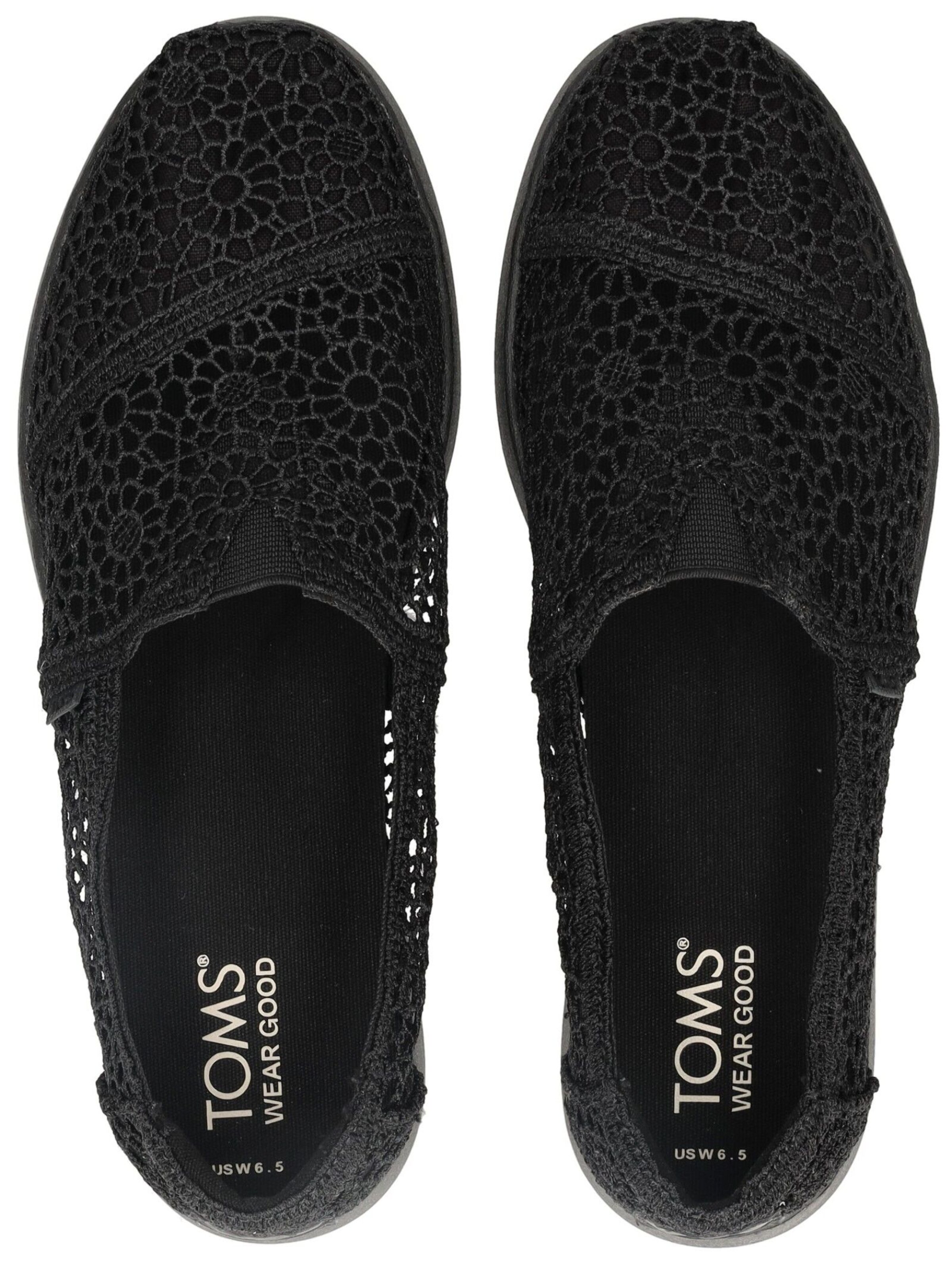 TOMS Instappers in Zwart