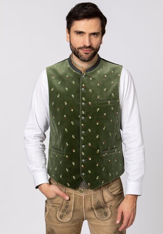 STOCKERPOINT Traditional vest 'Vittorio' in Green: front