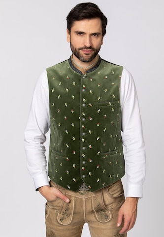STOCKERPOINT Traditional Vest 'Vittorio' in Green: front