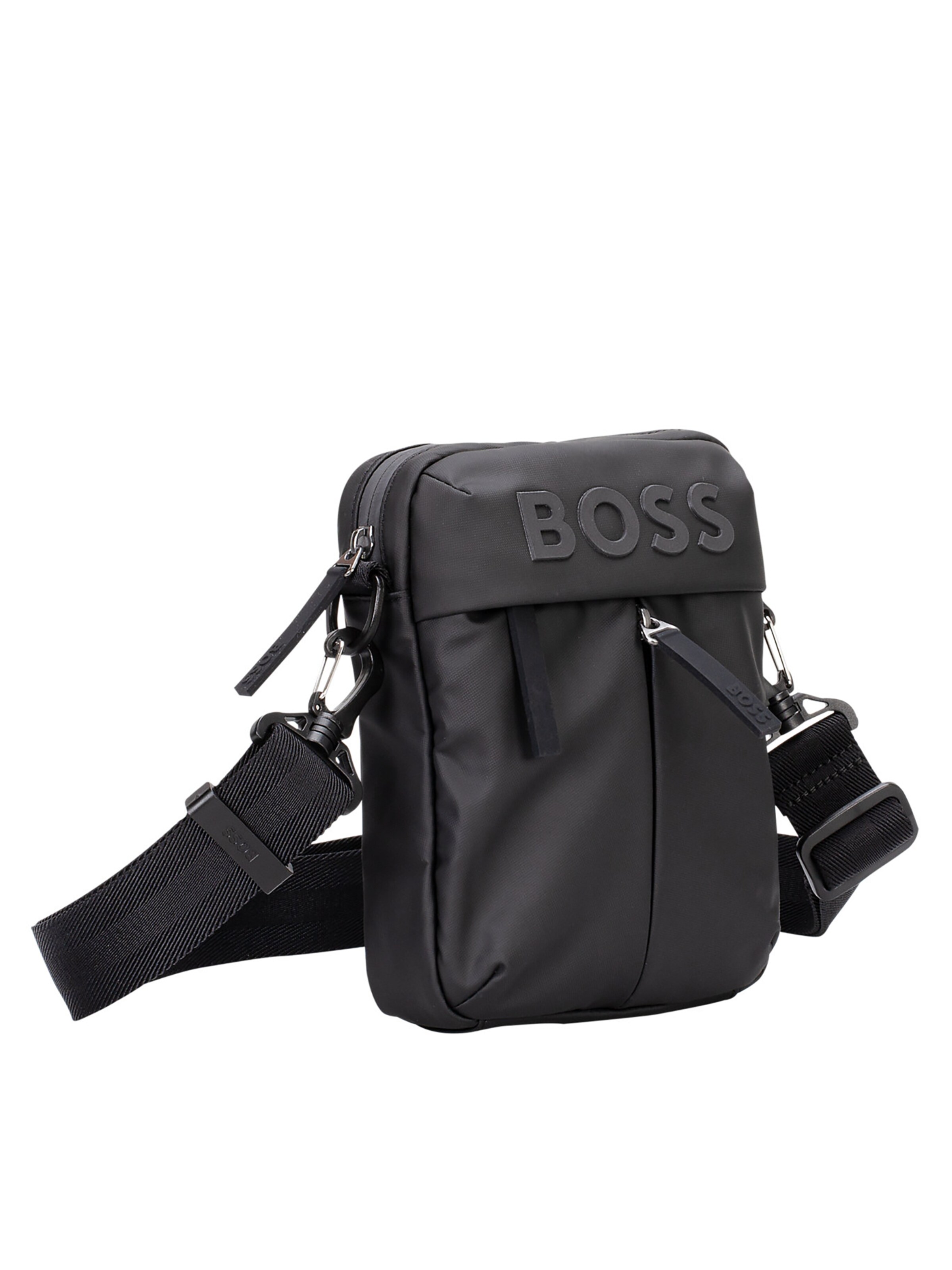 BOSS Crossbody bag in Black: front