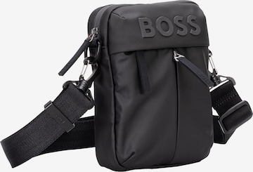 BOSS Crossbody Bag 'Stormy_NS_Zip' in Black: front