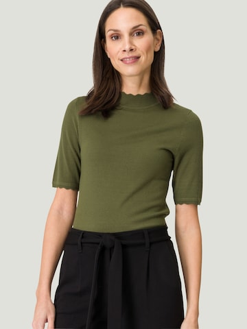 Pull-over zero en vert : devant