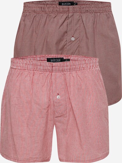 BURTON MENSWEAR LONDON Boxerky - červená / krvavě červená / bílá, Produkt