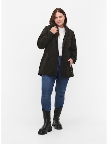 Zizzi Outdoorjacke 'CAAURA' in Schwarz